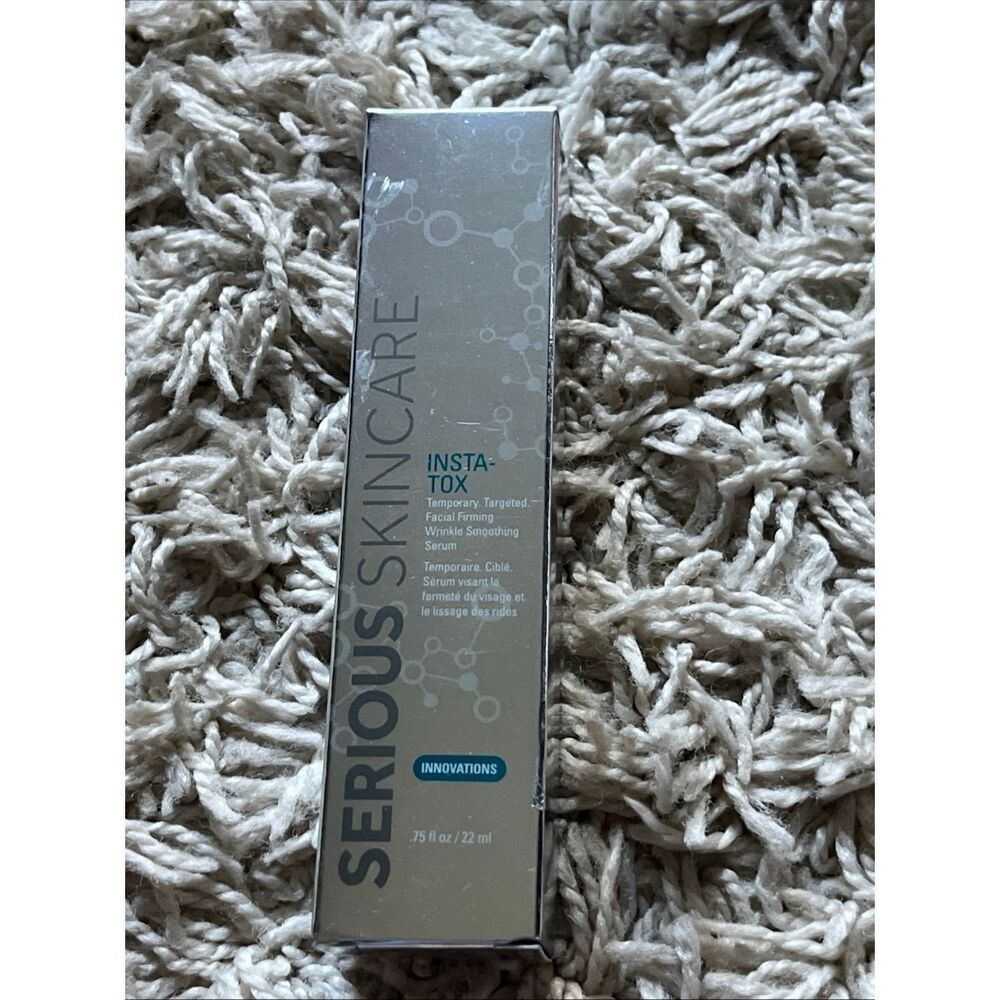 NIB Serious Skincare Insta TOX Instant Wrinkle Smoothing Serum Tightens Skin 0.7 - Picture 3 of 15